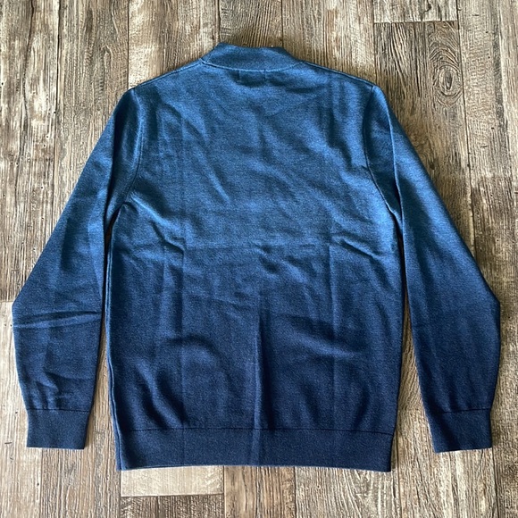 Dronison Mens Sweaters Blue,Small - Picture 3 of 9